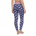 Patriotic Leggings with Stars & Striped from USA Flag Waistband Leggings