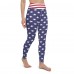 Patriotic Leggings with Stars & Striped from USA Flag Waistband Leggings