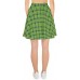 Plaid & Check Skater Skirt St Patty's Day Green Within Green