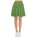 Plaid & Check Skater Skirt St Patty's Day Green Within Green