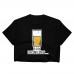 60% Full and Drinking Women's Crop Top Shirt