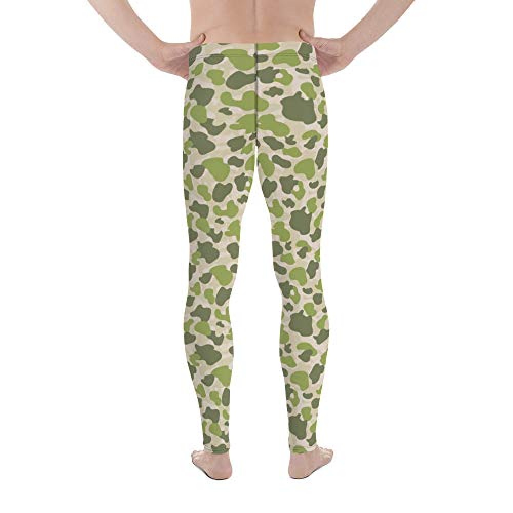 Camouflage Pattern Jungle 4 Green Parachute Men's Camo Leggings for Sale