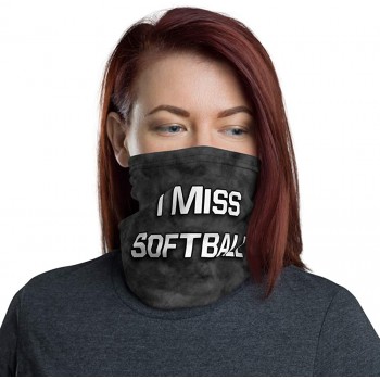 I Miss Softball Neck Gaiter, Headband, Neck Warmer