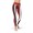 Red, Black and White Vertical Striped Leggings (Egypt)