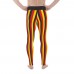 Black, Yellow and Red Vertical Striped Men's Leggings (Germany)