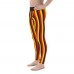 Black, Yellow and Red Vertical Striped Men's Leggings (Germany)
