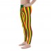 Green, Red and Yellow Vertical Striped Men's Leggings (Portugal)