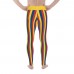 Yellow, Red and Blue Vertical Striped Men's Leggings (Colombia)
