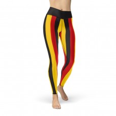 Black, Yellow and Red Vertical Striped Leggings (Germany)