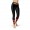 Black Cleveland Football Leggings with Cleveland Football Team Colors in Zig Zag