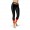 Black Tampa Bay Football Leggings with Tampa Bay Football Team Colors in Zig Zag