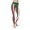 Green, Red and White Vertical Striped Leggings (Mexico)