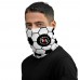 Black and White Soccer Ball Neck Gaiter, Headband, Neck Warmer