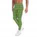 St. Patty's Day Green and Yellow Plaid 500 Men's Leggings