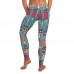 Women's Christmas Candy & Presents Pattern Printed Leggings (Blue)