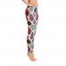 Women's Christmas Pattern Printed Leggings (Tan)