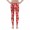 Men's Christmas Pattern Printed Leggings (Red)