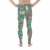 Men's Christmas Candy and Presents Pattern Printed Leggings (Green)